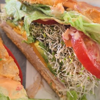 Bread Head - Calibrian turkey added tomatoes, sprouts and onions. - Sandwiches Near Me - Santa Monica, California