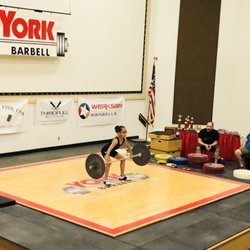 York Barbell Meet. 8 year old, 31kg weight class.