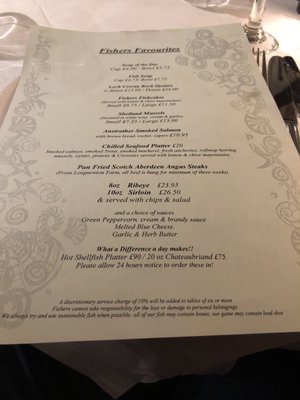 Menu photo 2 Fishers Edinburgh, EDH Menu photo 2 Fishers Edinburgh, EDH