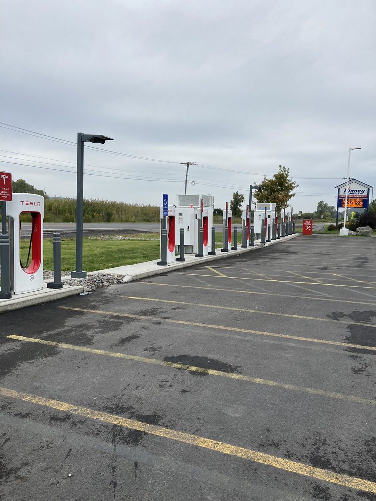 TESLA SUPERCHARGER Updated March 2024 5755 NY80, Cortland, New York EV Charging Stations