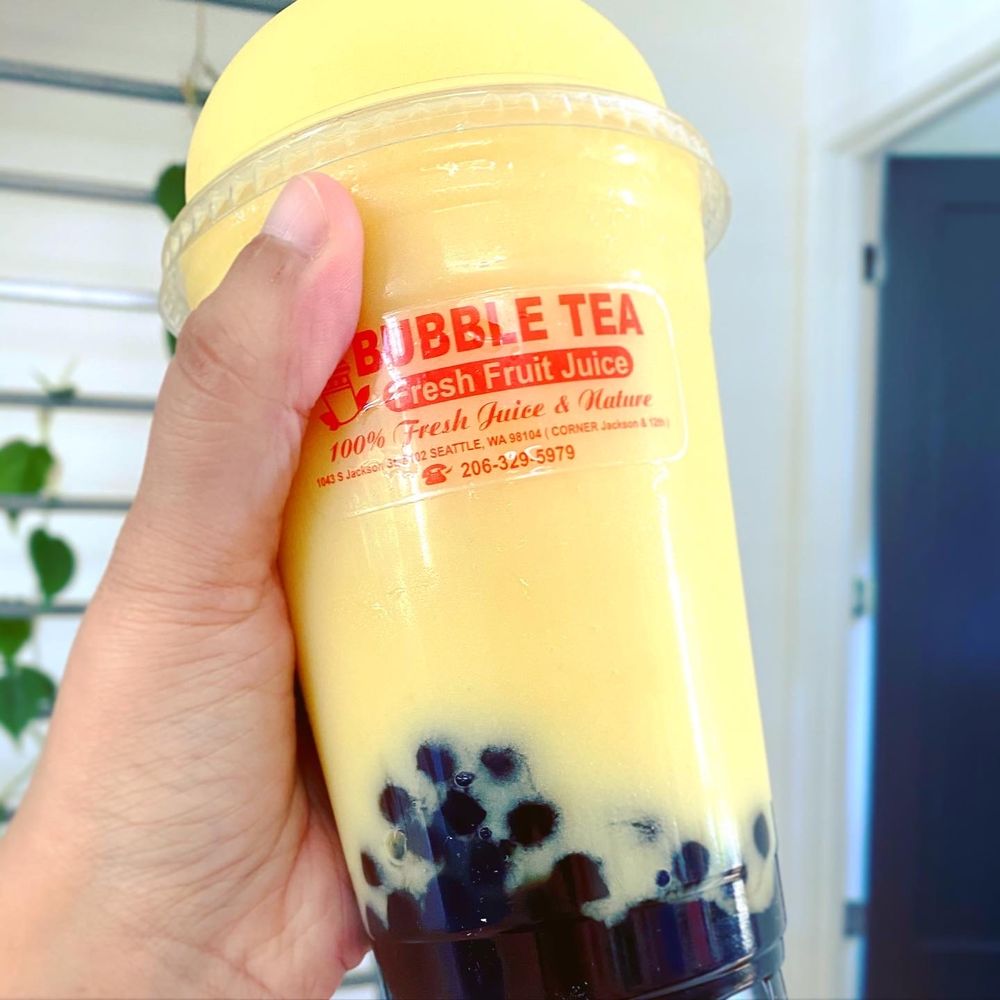 Bubble Tea Fresh Fruit Juice, Seattle Roadtrippers