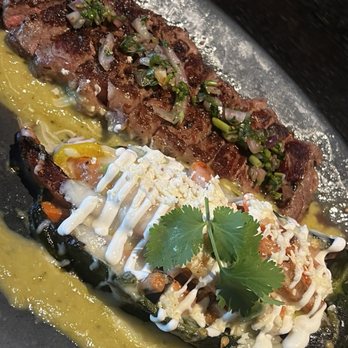 La Popular - New York Steak- warning! Its stuffed with carrots and not traditional cheese. - Mexican Near Me - Roseville, California La Popular - New York Steak- warning! Its stuffed with carrots and not traditional cheese. - Mexican Near Me - Roseville, California