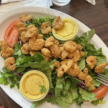 Neyow's Creole Cafe - Popcorn Shrimp Salad - Cajun/Creole Near Me - New Orleans, Louisiana
