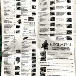 El Zarape - Menu
