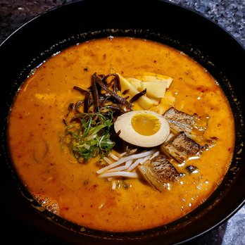 Kashira Sushi - a bowl of soup with a boiled egg - Japanese Near Me - Los Angeles, California