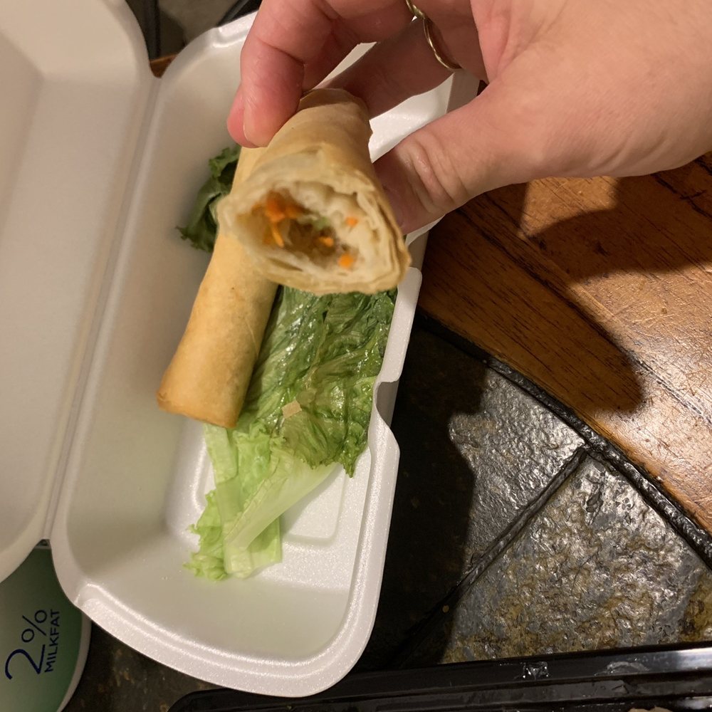 Royal Taw Win Thai & Burmese Restaurant - Thai veggie egg rolls- with noodles inside! - Burmese Near Me - Denver, Colorado