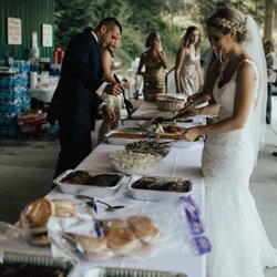 Low N Slow BBQ - Delicious BBQ wedding spread