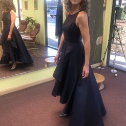 After being dry cleaned and hemmed. After being dry cleaned and hemmed.