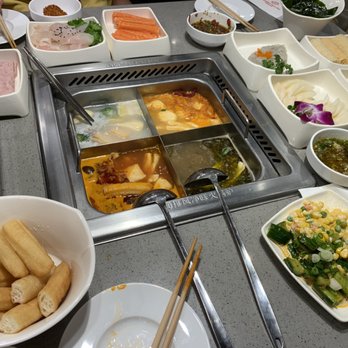 Haidilao Hotpot Flushing - Four kinds of soup base. - Hot Pot Near Me - Flushing, New York Haidilao Hotpot Flushing - Four kinds of soup base. - Hot Pot Near Me - Flushing, New York