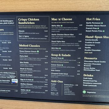 The Melt - Menu - Burgers Near Me - Santa Clara, California The Melt - Menu - Burgers Near Me - Santa Clara, California