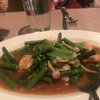 Turmeric Thai Kitchen - Asparagus and Shrimp - Thai Near Me - La Jolla, California