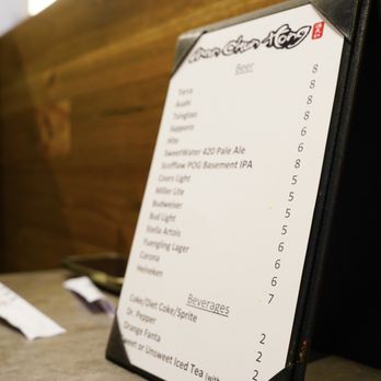 Man Chun Hong - a menu on a table - Chinese Near Me - Atlanta, Georgia