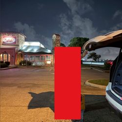 Johnny Carino's - The distance our suv was from the restaurant