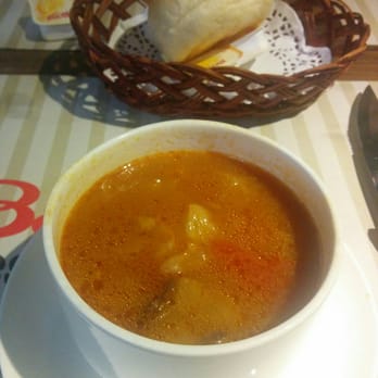 波士頓餐廳 - Soup with bread in the background - Restaurants Near Me - Hong Kong, HK
