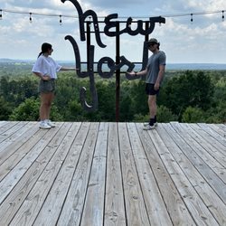 New York Texas ZipLine Adventures - A photo op before first zip lining adventure.