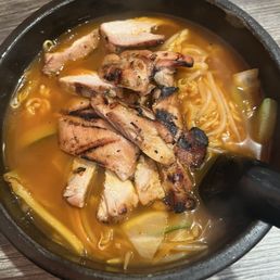 Spicy chicken ramen