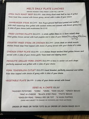 Menu photo 3 Mel's Southern Diner Hot Springs, AR Menu photo 3 Mel's Southern Diner Hot Springs, AR