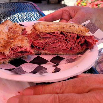 Pickled. Kitchen & Pantry - Best pastrami on rye ever.  So lean and the rye bread was thun sliced and grilled perfectly. - Salad Near Me - Eagle, Colorado