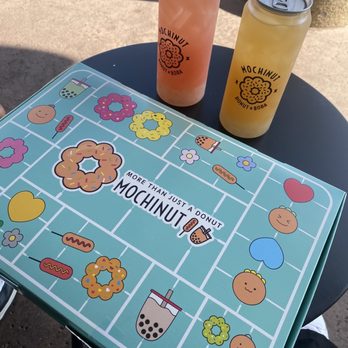 Mochinut - Long Beach - Peach Lemonade and Mango Lemonade - Donuts Near Me - Long Beach, California