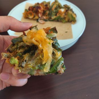 SSAL - Pajeon! AKA Spring Onion Pancake. So crispy! - Korean Near Me - San Francisco, California SSAL - Pajeon! AKA Spring Onion Pancake. So crispy! - Korean Near Me - San Francisco, California