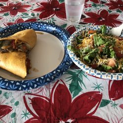 RG Trading Post - Cheesesteak wrap and side salad