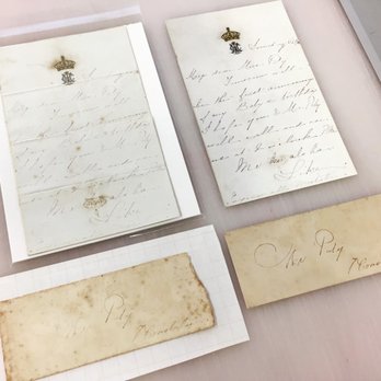 On the Wall Gallery & Frames - We can scan and digitally restore old letters, academic certificates, and more! - Framing Near Me - Santa Ana, California