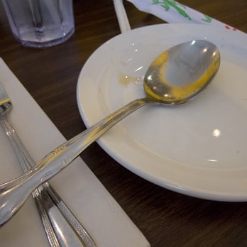 Big Bowl Pho - incorrect spoon that was used for the soup - Chinese Near Me - Kansas City, Missouri Big Bowl Pho - incorrect spoon that was used for the soup - Chinese Near Me - Kansas City, Missouri