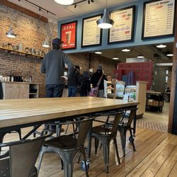 Top Pot Doughnuts - Seating and menu