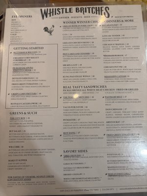 Menu photo 1 Whistle Britches - Plano Plano, TX Menu photo 1 Whistle Britches - Plano Plano, TX