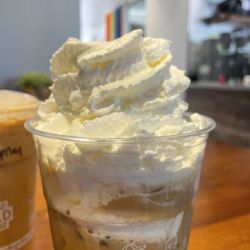 Copious amounts of whipped cream
