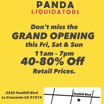 Panda Liquidators - Discount Store Near Me - La Crescenta, California Panda Liquidators - Discount Store Near Me - La Crescenta, California