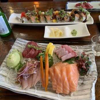 Tokyoya Sushi - Sashimi bento regular and Bentley roll- premium Sake !!!! - Japanese Near Me - Burbank, California Tokyoya Sushi - Sashimi bento regular and Bentley roll- premium Sake !!!! - Japanese Near Me - Burbank, California
