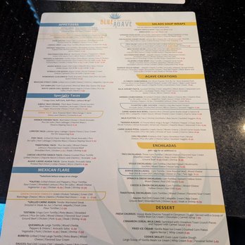 Blue Agave Mexican Cantina - Menu - Mexican Near Me - Phoenix, Arizona