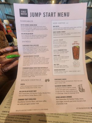 Menu photo 3 First Watch Tampa, FL