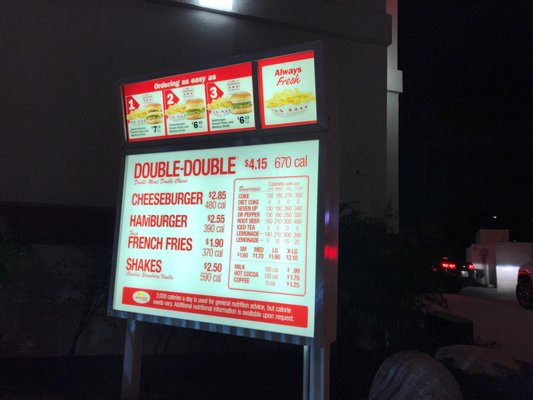 Menu photo 5 In-N-Out Burger Redondo Beach, CA