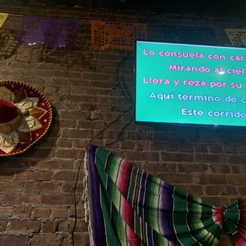 Dona Maria Restaurant - mexican food displayed on brick wall - Seafood Near Me - Passaic, New Jersey