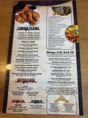 Menu photo 3 Frank's Famous Chicken & Waffles Albuquerque, NM Menu photo 3 Frank's Famous Chicken & Waffles Albuquerque, NM