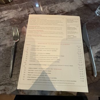 Rich Table - Menu - New American Near Me - San Francisco, California