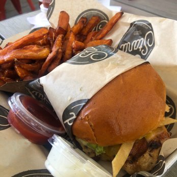 The Stand - American Classics Redefined - Southwest Chicken Sandwich with Sweet Potato Fries - New American Near Me - Thousand Oaks, California The Stand - American Classics Redefined - Southwest Chicken Sandwich with Sweet Potato Fries - New American Near Me - Thousand Oaks, California