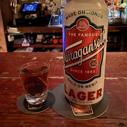Hollow Nickel - Narragansett and whiskey