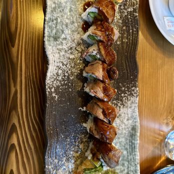 Song Lan Restaurant - surf and turf roll (shrimp and filet mignon) - Sushi Bars Near Me - Dublin, Ohio Song Lan Restaurant - surf and turf roll (shrimp and filet mignon) - Sushi Bars Near Me - Dublin, Ohio