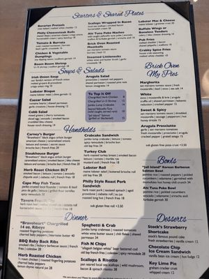 Menu photo 3 Carneys Cape May, NJ