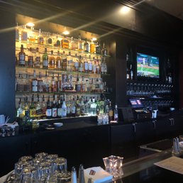 the bar
