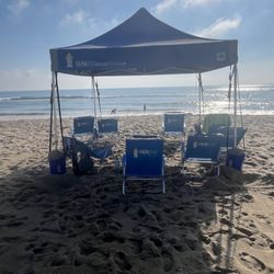 Farmdog Beach Services - Our Cabana for the week in Nags Head, NC!