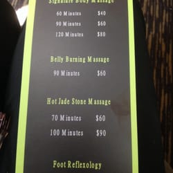 Jade Day Spa - Affordable menu