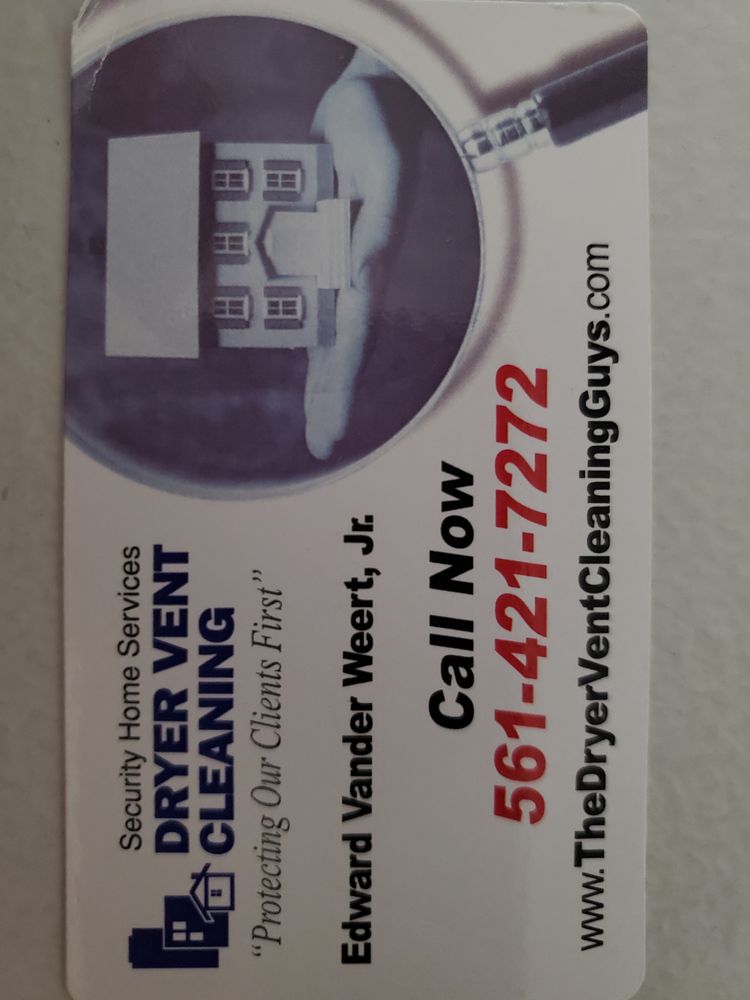 THE DRYER VENT CLEANING GUYS Request a Quote Palm Beach Gardens