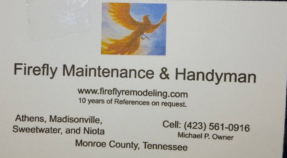 Slide of Firefly Maintenance & Handyman