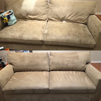 Like New Carpet Care - Top pic is 2 yrs of toodlerhood gone unchecked. Bottom pic is the amazing work you did! - Carpet Cleaning Near Me - Orlando, Florida