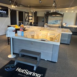 San Mateo showroom section for HotSpring hot tubs