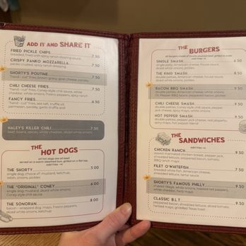 Shorty's - Menu - Hot Dogs Near Me - McKinney, Texas Shorty's - Menu - Hot Dogs Near Me - McKinney, Texas